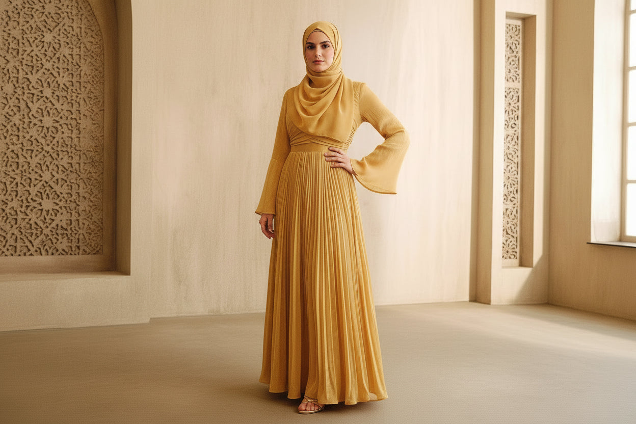 Modesta Women’s Long Sleeve Dress